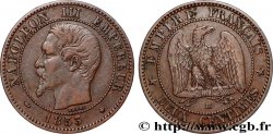 Deux centimes Napoléon III, tête nue 1853 Strasbourg F.107/3