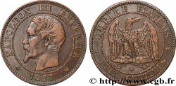 Deux centimes Napoléon III, tête nue 1855 Lille F.107/37