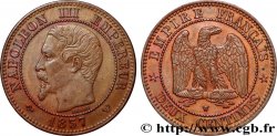 Deux centimes Napoléon III, tête nue 1857 Lille F.107/51