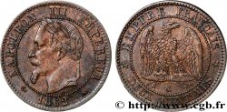 Deux centimes Napoléon III, tête laurée 1862 Bordeaux F.108A/7
