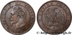 Deux centimes Napoléon III, tête laurée 1862 Bordeaux F.108A/7