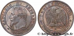 Deux centimes Napoléon III, tête laurée 1862 Bordeaux F.108A/7