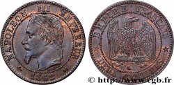 Deux centimes Napoléon III, tête laurée 1862 Bordeaux F.108A/7
