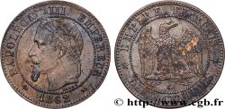 Deux centimes Napoléon III, tête laurée 1862 Bordeaux F.108A/7