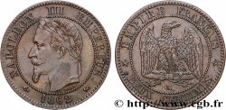 Deux centimes Napoléon III, tête laurée 1862 Bordeaux F.108A/7