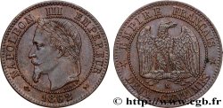 Deux centimes Napoléon III, tête laurée 1862 Bordeaux F.108A/7