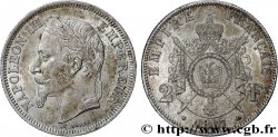 2 francs Napoléon III, tête laurée 1867 Strasbourg F.263/6