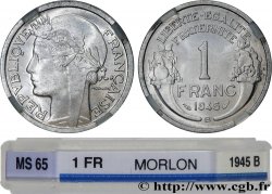 1 franc Morlon, légère 1945 Beaumont-Le-Roger F.221/7