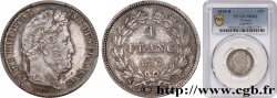 1 franc Louis-Philippe, couronne de chêne 1838 Rouen F.210/63