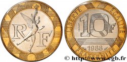 Essai de 10 francs Génie de la Bastille 1988 Pessac F.375/1