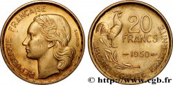 20 francs G. Guiraud, 4 faucilles 1950  F.402/3