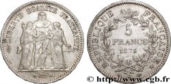 5 francs Hercule 1875 Bordeaux F.334/16