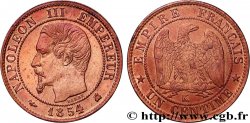 Un centime Napoléon III, tête nue 1854 Bordeaux F.102/13