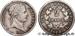 2 francs Napoléon Ier tête laurée, Empire français 1813 Bayonne F.255/59