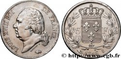 5 francs Louis XVIII, tête nue 1816 Limoges F.309/6