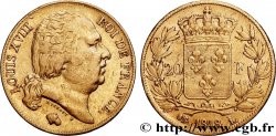 20 francs or Louis XVIII, tête nue 1818 Bayonne F.519/11