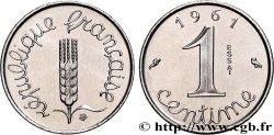Essai-piéfort acier de 1 centime Épi 1961 Paris GEM.4 EP