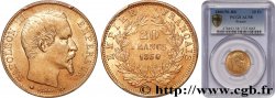 20 francs or Napoléon III, tête nue 1860 Strasbourg F.531/19