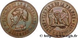 Médaille satirique Cu 32, type C “Chouette monétaire” 1870  Schw.C1a 