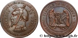 Médaille satirique Cu 32, type C “Chouette monétaire” 1870 s.l. Schw.C2b 