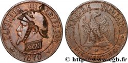 Monnaie satirique, module de dix centimes, regravée n.d. Lille F.133/ var.