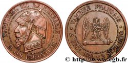 Médaille satirique Lt 27, type E “Chouette penchée” 1870  Schw.E2b 