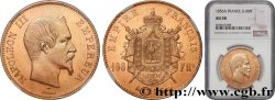 100 francs or Napoléon III, tête nue 1856 Paris F.550/3