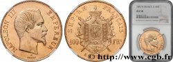 100 francs or Napoléon III, tête nue 1857 Paris F.550/4