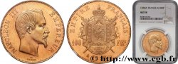 100 francs or Napoléon III, tête nue 1858 Paris F.550/5