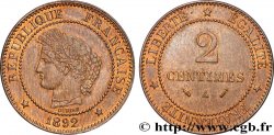 2 centimes Cérès 1892 Paris F.109/18