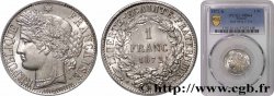 1 franc Cérès, IIIe République 1872 Bordeaux F.216/6