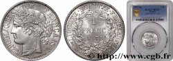 1 franc Cérès, IIIe République 1872 Bordeaux F.216/6