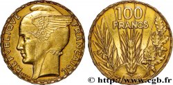 Concours de 100 francs or, essai de Bazor en bronze-aluminium 1929 Paris GEM.288 7