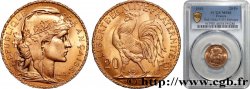20 francs or Coq, Liberté Égalité Fraternité 1910 Paris F.535/4