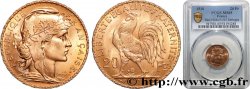 20 francs or Coq, Liberté Égalité Fraternité 1910 Paris F.535/4