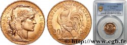 20 francs or Coq, Liberté Égalité Fraternité 1910 Paris F.535/4