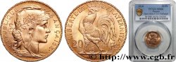 20 francs or Coq, Liberté Égalité Fraternité 1910 Paris F.535/4