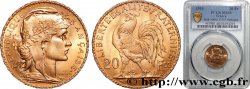 20 francs or Coq, Liberté Égalité Fraternité 1910 Paris F.535/4