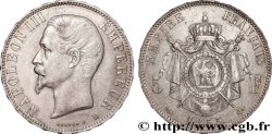 5 francs Napoléon III, tête nue 1855 Lyon F.330/5