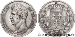 5 francs Charles X 2e type, tranche en relief 1830 Paris F.312/1