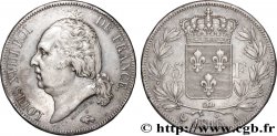 5 francs Louis XVIII, tête nue 1816  Paris F.309/1