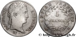 5 francs Napoléon Empereur, Empire français 1814 La Rochelle F.307/80