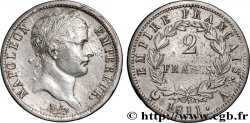 2 francs Napoléon Ier tête laurée, Empire français 1811 Paris F.255/24