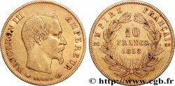 10 francs or Napoléon III, tête nue, grand module 1858 Paris F.506/5