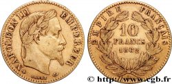 10 francs or Napoléon III, tête laurée, type définitif à grand 10 1862 Paris F.507A/1