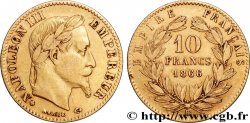 10 francs or Napoléon III, tête laurée 1866 Strasbourg F.507A/13