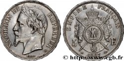 5 francs Napoléon III, tête laurée 1867 Strasbourg F.331/11