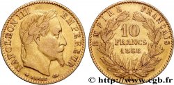 10 francs or Napoléon III, tête laurée 1868 Paris F.507A/17