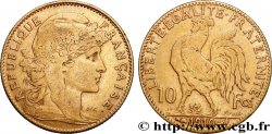 10 francs or Coq 1910 Paris F.509/11