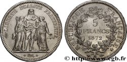 5 francs Hercule, Petites étoiles 1872 Paris F.334/7